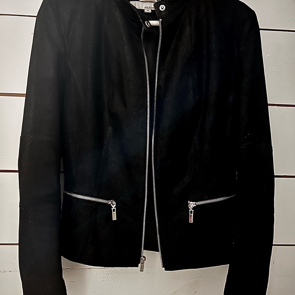 Black Jacket with Silver Accents for the Classy & Cool Lady Who Likes To Roll!